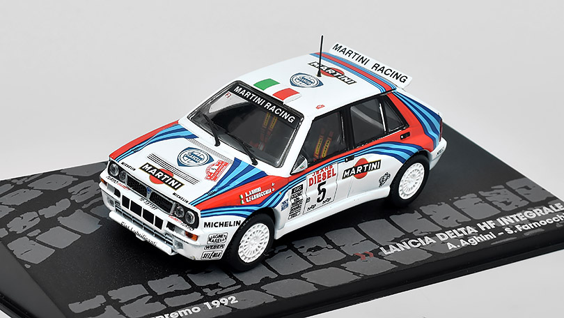 Lancia Delta HF Integrale #5 Rally Sanremo 1992 -1:43 SpecialC časopis s modelem