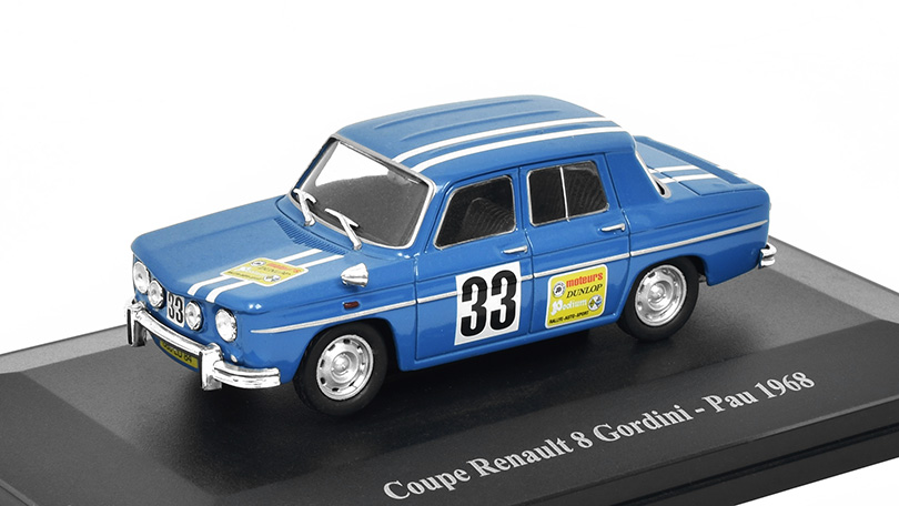 Renault 8 Gordini Coupe #33 Pau 1968 1:43 - Eligor časopis s modelem