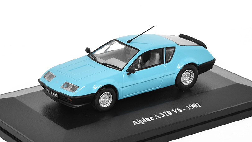 Renault Alpine A 310 V6 1981 1:43 Eligor časopis s modelem