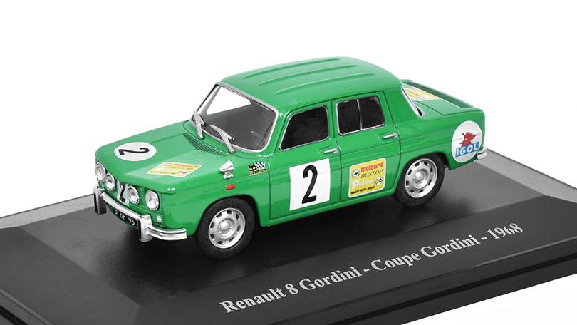 Renault 8 Gordini Coupe #2 1968 1:43 - Eligor časopis s modelem