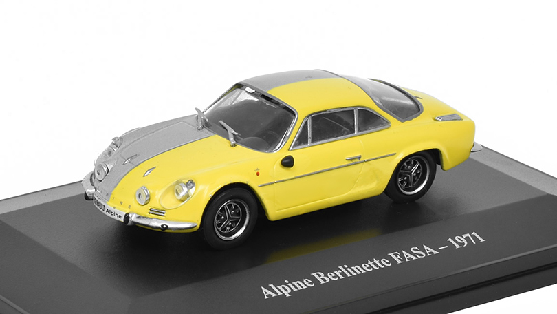 Renault Alpine Berlinette FASA 1971 1:43 - Eligor časopis s modelem