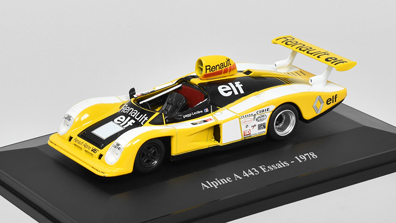 Renault Alpine A 443 Essais 1978 1:43 - Eligor časopis s modelem