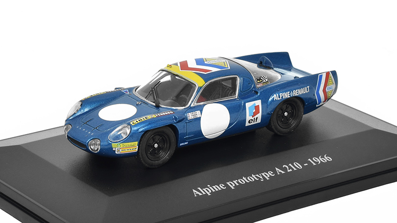 Renault Alpine prototype A 210 1966 1:43 - Eligor časopis s modelem