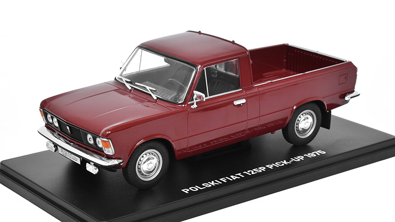 Polski Fiat 125P Pick-up 1:24 - Hachette časopis Samochody PRL #85 s modelem