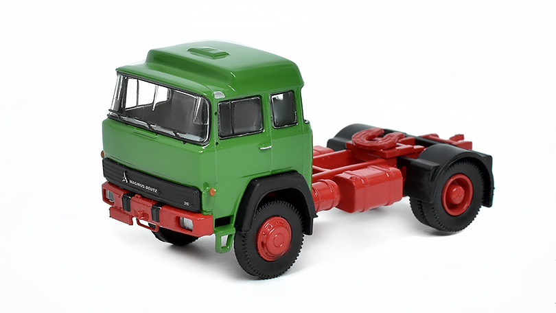 Magirus 310 D16 SZM 1974 zelená / červená 1:87 - Brekina