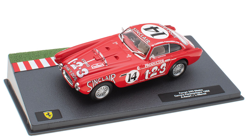 Ferrari 340 Mexico Carrera Panamericana 1952 1:43 - SpecialC časopis s modelem