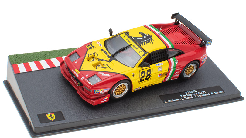 Ferrari F355 GT #28 24h Daytona 2000 1:43 - SpecialC časopis s modelem