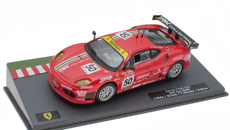 Ferrari F430 GT2 #50 24h Spa 2008 1:43 - SpecialC časopis s modelem