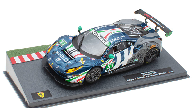 Ferrari 488 GT3 #51 24h Daytona 2017 1:43 - SpecialC časopis s modelem