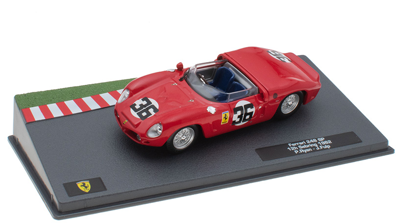 Ferrari 248 SP #36 12h Sebring 1962 1:43 - SpecialC časopis s modelem