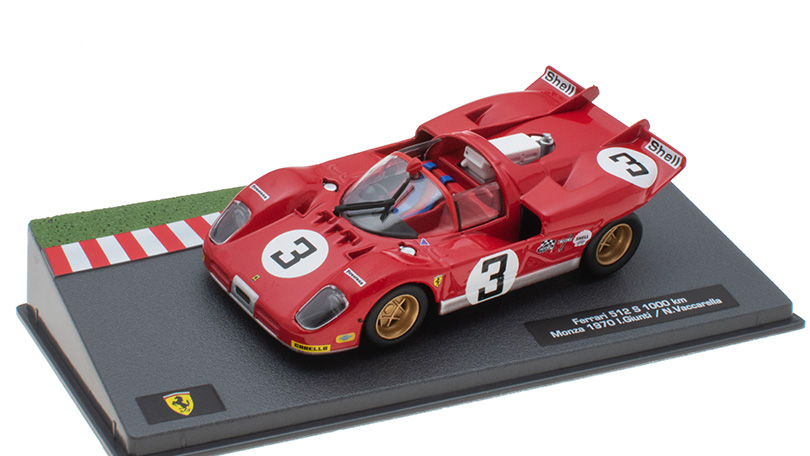 Ferrari 512 S #3 1000 km Monza 1970 1:43 - SpecialC časopis s modelem