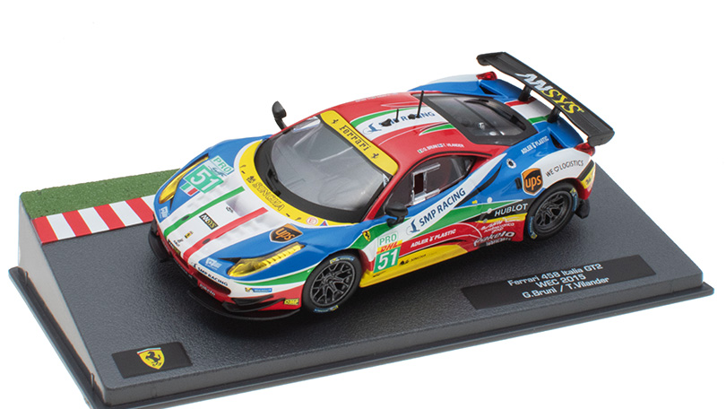 Ferrari 458 Italia GT2 #51 WEC 2015 1:43 - SpecialC časopis s modelem