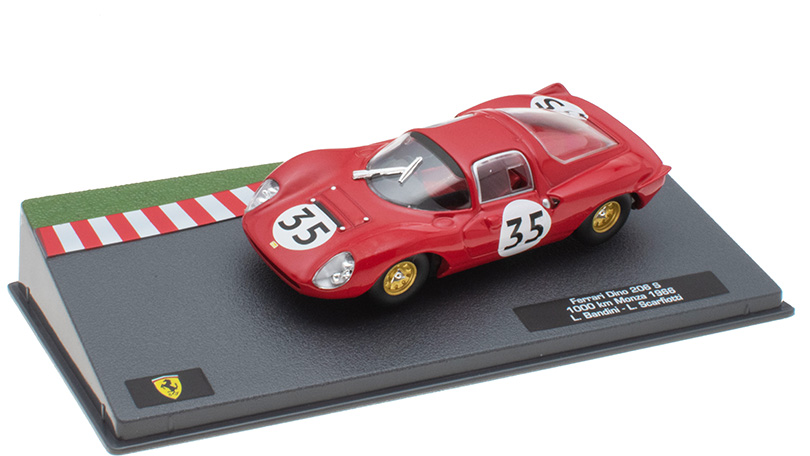 Ferrari Dino 206 #35 1000 km Monza 1966 1:43 - SpecialC časopis s modelem