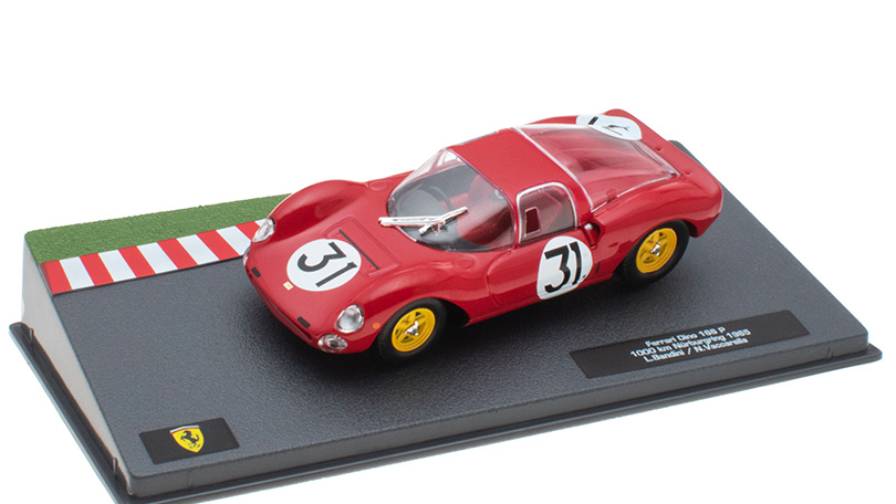 Ferrari Dino 166 #31 1000 km Nürburgring 1965 1:43 - SpecialC časopis s modelem