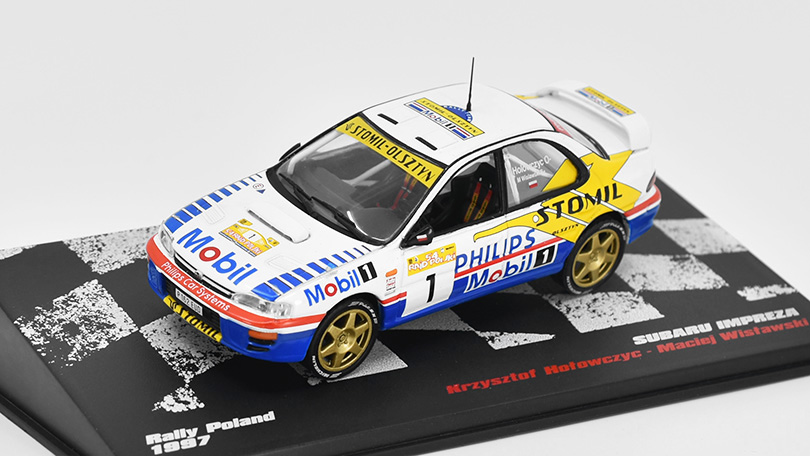 Subaru Impreza Rally Poland 1997 1:43 DeAgostini časopis s modelem #35