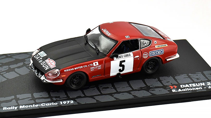 Datsun 240Z Rally Monte-Carlo 1972 R.Aaltonen 1:43 - SpecialC. časopis s modelem