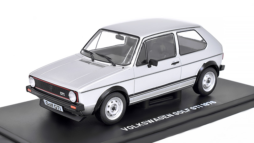 Volkswagen Golf GTi 1976 1:24 - časopis Nezapomenutelné auta #47 s modelem