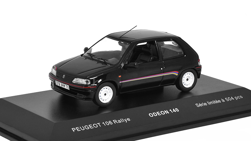 Peugeot 106 Rallye 1994 černá 1:43 - ODEON