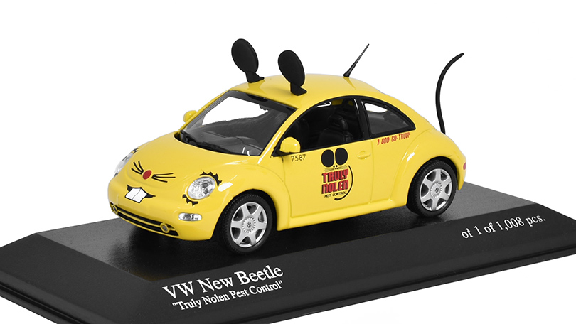 Volkswagen New Beetle 1998 Truly Nolen 1:43 - Minichamps 