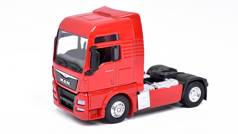 MAN TGX XXL 2019 tahač červený 1:64 - Welly