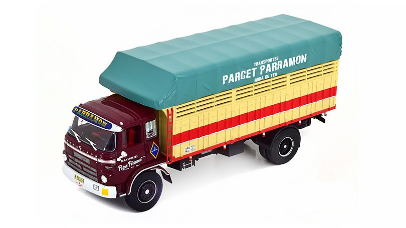 Barreiros Super Azor Truck Telonato 1967 Parcet Parramon 1:43 časopis s modelem