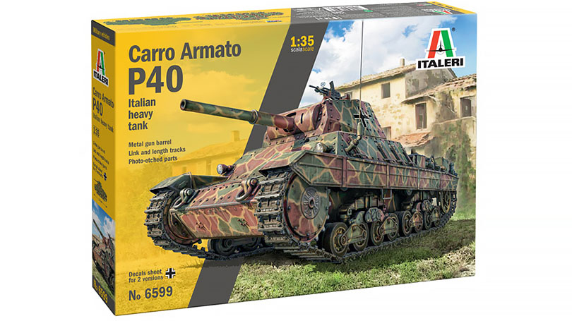 Tank P40 Carro Armato 1941 1:35 - stavebnice Italeri