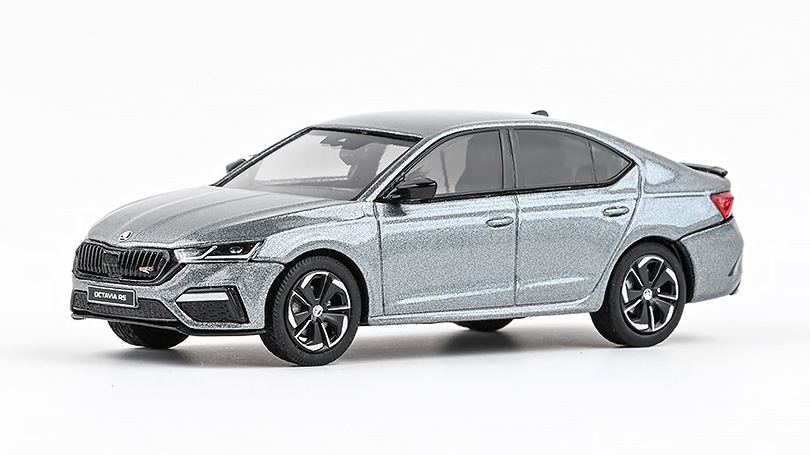 Škoda Octavia IV RS 2020 Šedá Platin Metalíza  1:43 - ABREX