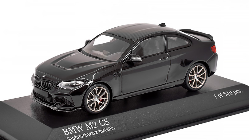 BMW M2 CS 2020 G42 černá 1:43 - Minichamps