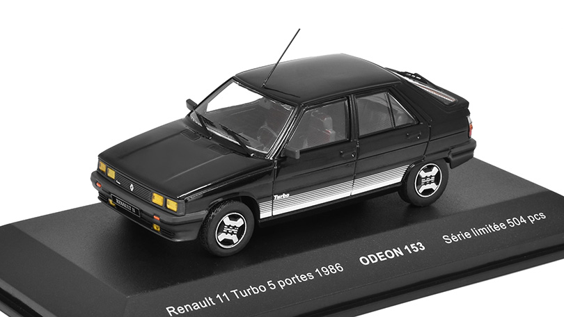 Renault R11 Turbo 1986 černá 1:43 - ODEON