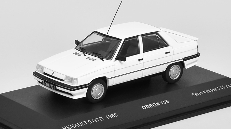 Renault 9 GTD 1988 bílá 1:43 - ODEON