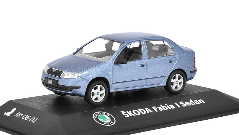 Škoda Fabia I Sedan Modrá 1:43 - KADEN