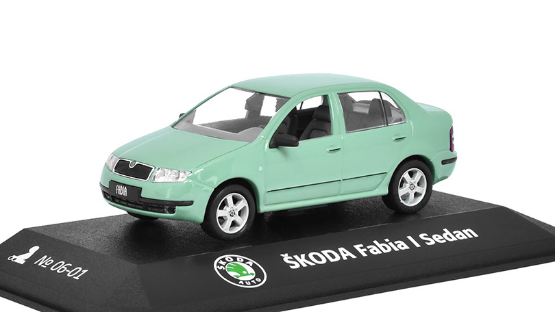 Škoda Fabia I Sedan Zelená 1:43 - KADEN