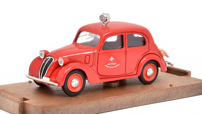 Fiat 508 C Berlina 1100 Hasiči 1937 1:43 - Brumm - Model ze sbírky