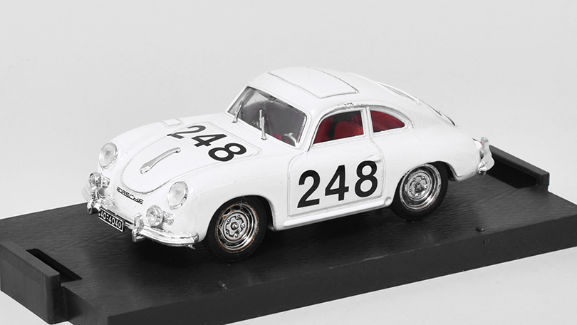 Porsche 356 Coupe 1952 #248 Mille Miglia 1:43 - Brumm - Model ze sbírky