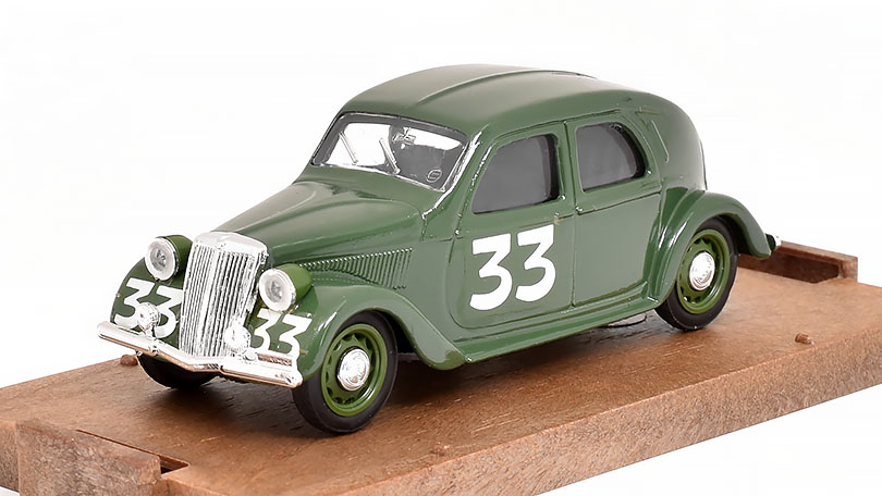 Lancia Aprilia #33 1000 Miglia 1947 zelená 1:43 - Brumm - Model ze sbírky