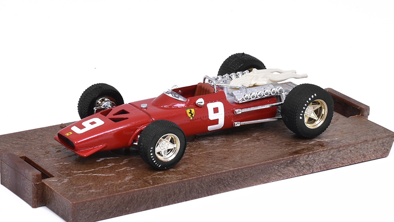 Ferrari 312 F1 #9 HP400 1968 - 1:43 Brumm - Model ze sbírky