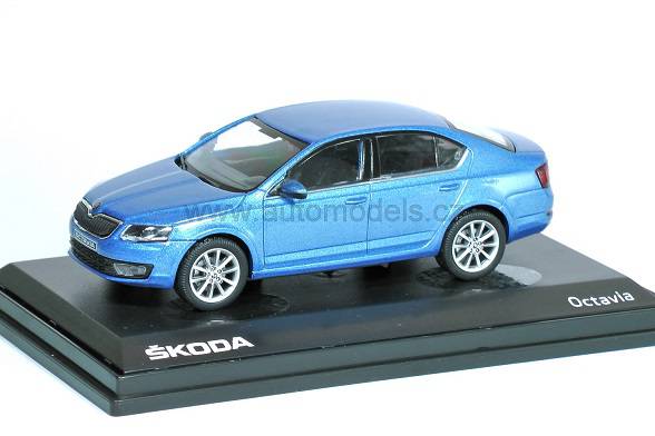 Škoda Octavia 3 2012 modrá 1:43 - Abrex