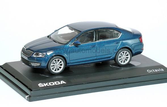 Škoda Octavia 3 2012 modrá 1:43 - Abrex