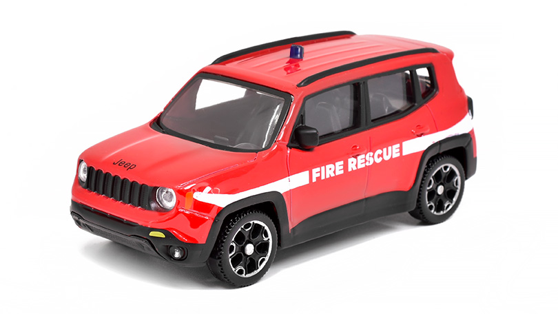 Jeep Renegade Fire Engine 2017 1:43 - Mondo Motors