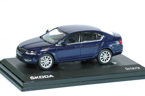 Škoda Octavia 3 2012 modrá 1:43 - Abrex