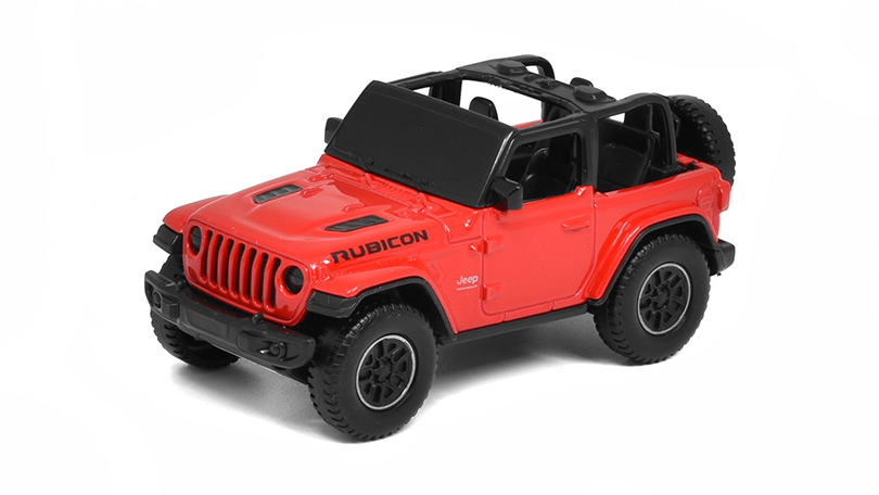 Jeep Wrangler Rubicon 2012 červený 1:43 - Mondo Motors