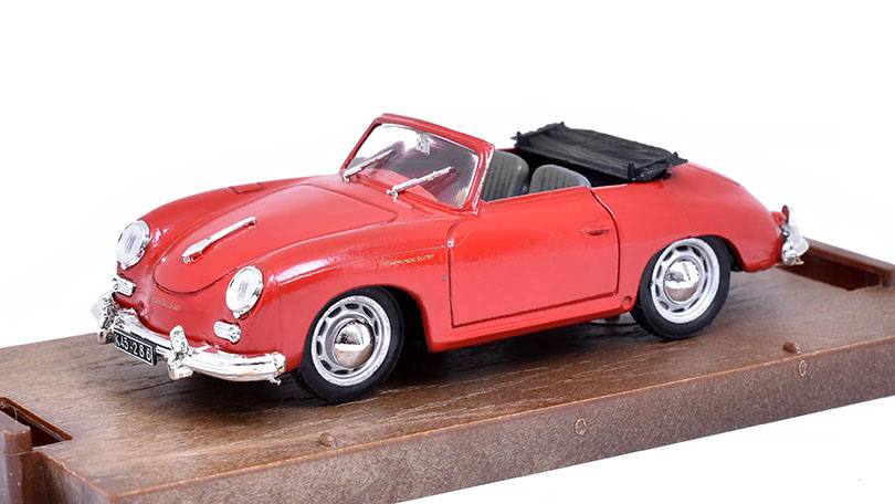 Porsche 356 Roadster 1950 červená 1:43 - Brumm - Model ze sbírky