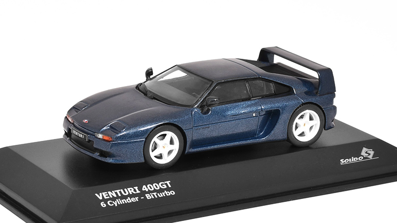 Venturi 400 GT 1994 modrá 1:43 - Solido