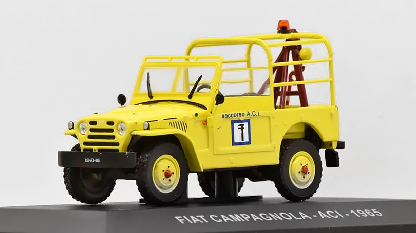 Fiat Campagnola Aci 1965 1:43 - časopis s modelem