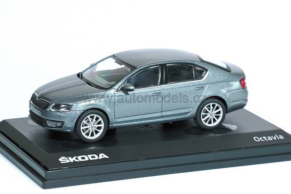 Škoda Octavia 3 2012 šedá 1:43 - Abrex