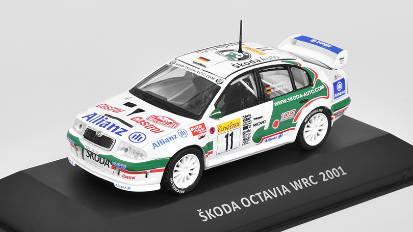 Škoda Octavia WRC 2001 1:43 Kaleidoskop slavných vozů časopis s modelem #66