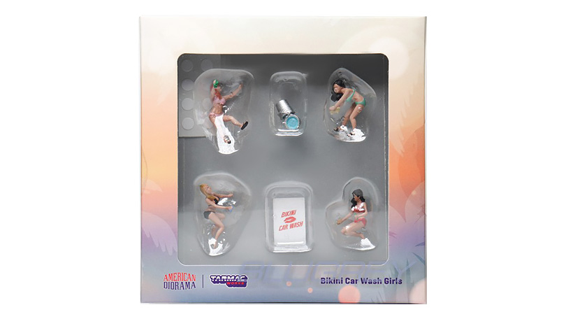 Bikini Car Wash Girls Set 1:64 - TARMAC / American Diorama