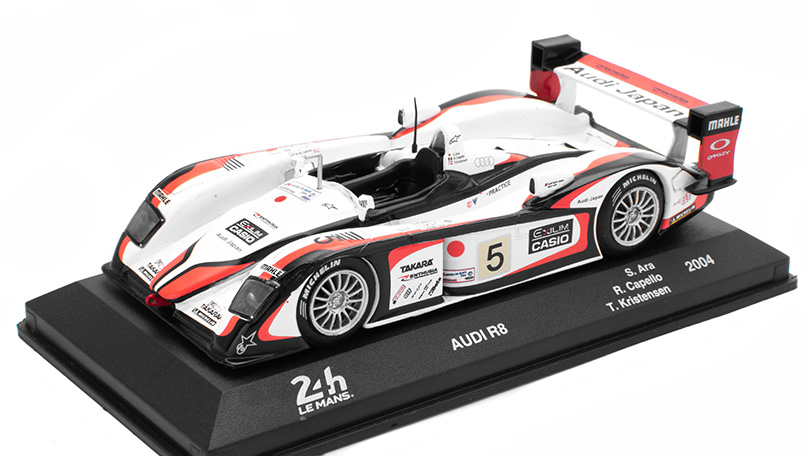 Audi R8 24h Le Mans 2004 Capello / Kristensen 1:43 SpecialC. časopis s modelem