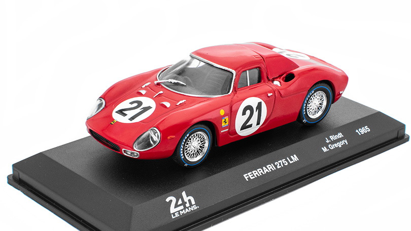 Ferrari 275 LM 24h Le Mans 1965 Rindt / Gregory 1:43 SpecialC. časopis s modelem