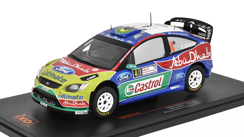 Ford Focus RS WRC #4 Winner Rally Sardegna 2009 1:24 - IXO Models